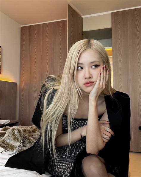 rose instagram|blackpink rose new photo.